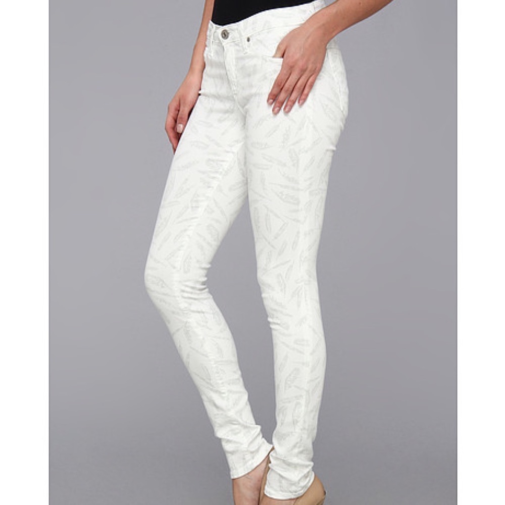 AG Adriano Goldschmied Absolute Legging Jeans in Quill Seascape Size 32